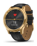 GARMIN pametna ura - VIVOMOVE LUXE 24K GOLD - črna/zlata