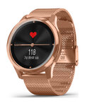 GARMIN pametna ura - VIVOMOVE LUXE 18K ROSE GOLD - rožnata/zlata