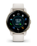 GARMIN pametna ura - VENU 2 PLUS - slonovina/zlata