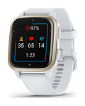 GARMIN pametna ura - VENU SQ 2 MUSIC - zlata/bela