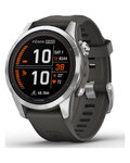 GARMIN pametna ura - FENIX 7S PRO SOLAR - antracit/srebrna
