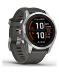 GARMIN pametna ura - FENIX 7S PRO SOLAR - antracit/srebrna