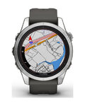 GARMIN pametna ura - FENIX 7S PRO SOLAR - antracit/srebrna