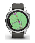GARMIN pametna ura - FENIX 7S PRO SOLAR - antracit/srebrna