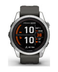 GARMIN pametna ura - FENIX 7S PRO SOLAR - antracit/srebrna