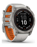 GARMIN pametna ura - FENIX 7X PRO SAPPHIRE SOLAR - siva/oranžna