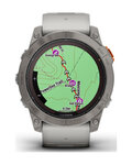 GARMIN pametna ura - FENIX 7X PRO SAPPHIRE SOLAR - siva/oranžna