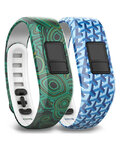 GARMIN komplet zapestnic - JONATHAN ADLER - zelena/modra