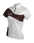 HAVEN Kolesarski dres s kratkimi rokavi - COMTESS - bela/črna