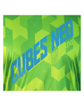 HAVEN Kolesarski dres z dolgimi rokavi poletni - CUBES NEO LONG - zelena
