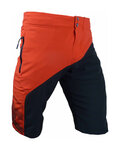 HAVEN kratke hlače - PURE - črna/rdeča