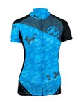 HAVEN Kolesarski dres s kratkimi rokavi - SINGLETRAIL NEO WOMEN - modra