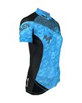 HAVEN Kolesarski dres s kratkimi rokavi - SINGLETRAIL NEO WOMEN - modra
