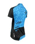 HAVEN Kolesarski dres s kratkimi rokavi - SINGLETRAIL NEO WOMEN - modra
