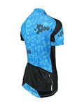 HAVEN Kolesarski dres s kratkimi rokavi - SINGLETRAIL NEO WOMEN - modra