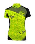 HAVEN Kolesarski dres s kratkimi rokavi - SINGLETRAIL NEO WOMEN - zelena/črna