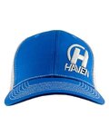 HAVEN Kolesarska kapa - TRUCKER - modra/bela