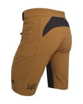 HAVEN Kolesarske kratke hlače brez naramnic - FACTORY AIR HMS - rjava