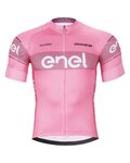 BONAVELO Kolesarski dres kratek rokav in kratke hlače - GIRO D´ITALIA - črna/rožnata