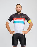 BONAVELO Kolesarski dres s kratkimi rokavi - RADIOSHACK – NISSAN - modra/bela