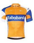 BONAVELO Kolesarski dres s kratkimi rokavi - RABOBANK - oranžna/modra