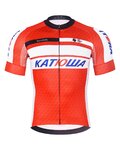 BONAVELO Kolesarski dres s kratkimi rokavi - KATUSHA - rdeča/bela