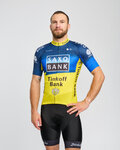 BONAVELO Kolesarski dres s kratkimi rokavi - SAXO BANK TINKOFF - modra/rumena