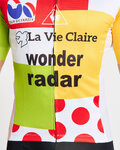 BONAVELO Kolesarski dres s kratkimi rokavi - 1985 LA VIE CLAIRE TDF - večbarvno