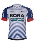 BONAVELO Kolesarski dres s kratkimi rokavi - BORA 2026 - bela/večbarvno
