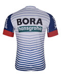 BONAVELO Kolesarski dres s kratkimi rokavi - BORA 2026 - bela/večbarvno