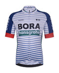 BONAVELO Kolesarski dres s kratkimi rokavi - BORA KID 2026 - bela/večbarvno