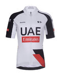 BONAVELO Kolesarski dres s kratkimi rokavi - UAE KID 2026 - bela/črna/rdeča