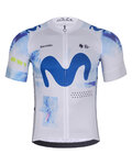 BONAVELO Kolesarski dres s kratkimi rokavi - MOVISTAR 2026 - bela/modra