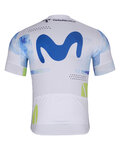 BONAVELO Kolesarski dres s kratkimi rokavi - MOVISTAR 2026 - bela/modra