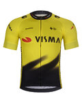 BONAVELO Kolesarski dres s kratkimi rokavi - VISMA 2026 - rumena/črna