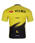 BONAVELO Kolesarski dres s kratkimi rokavi - VISMA 2026 - rumena/črna