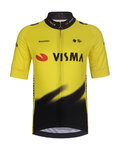 BONAVELO Kolesarski dres s kratkimi rokavi - VISMA 2026 KIDS - rumena/črna