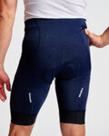 HOLOKOLO Kolesarske kratke hlače brez naramnic - ELITE - modra/črna