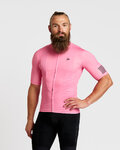 HOLOKOLO Kolesarski dres s kratkimi rokavi - VICTORIOUS ELITE - rožnata