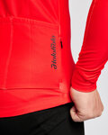 HOLOKOLO Kolesarski dres z dolgimi rokavi zimski - STARLIGHT WINTER - rdeča