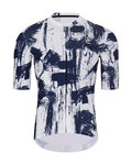 HOLOKOLO Kolesarski dres s kratkimi rokavi - STROKES - bela/črna