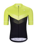 HOLOKOLO Kolesarski dres s kratkimi rokavi - ARROW II - svetlo zelena/črna