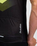 HOLOKOLO Kolesarski dres s kratkimi rokavi - ARROW II - svetlo zelena/črna