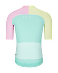 HOLOKOLO Kolesarski dres s kratkimi rokavi - PERFORMANCE - svetlo zelena/večbarvno