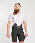 HOLOKOLO Kolesarske kratke hlače z naramnicami - NOVEL PRO - antracit