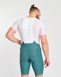 HOLOKOLO Kolesarske kratke hlače z naramnicami - NOVEL PRO - modra