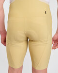HOLOKOLO Kolesarske kratke hlače z naramnicami - NOVEL PRO - bež