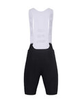 HOLOKOLO Kolesarske kratke hlače z naramnicami - NOVEL PRO - črna