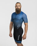 HOLOKOLO Kolesarski kombinezon - TEMPO - modra/črna