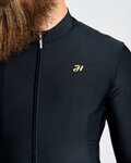 HOLOKOLO Kolesarski dres z dolgimi rokavi zimski - VICTORIOUS WINTER - črna